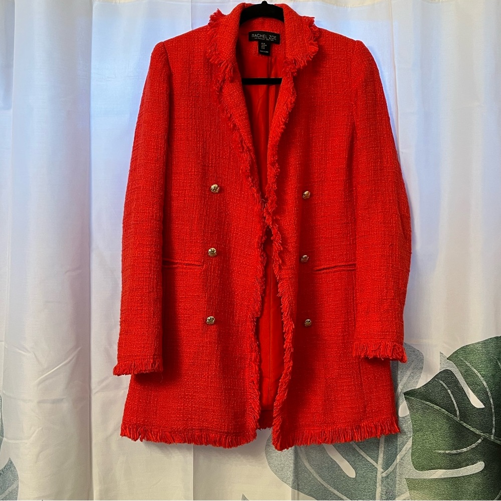 Beautiful Red Tweed Coat